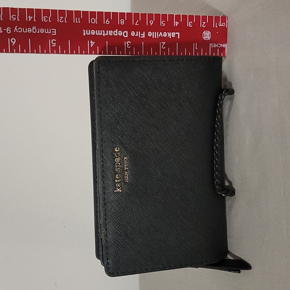 NEW Kate Spade Med Bifold Wallet Black WLRU5440 - Picture 8 of 8